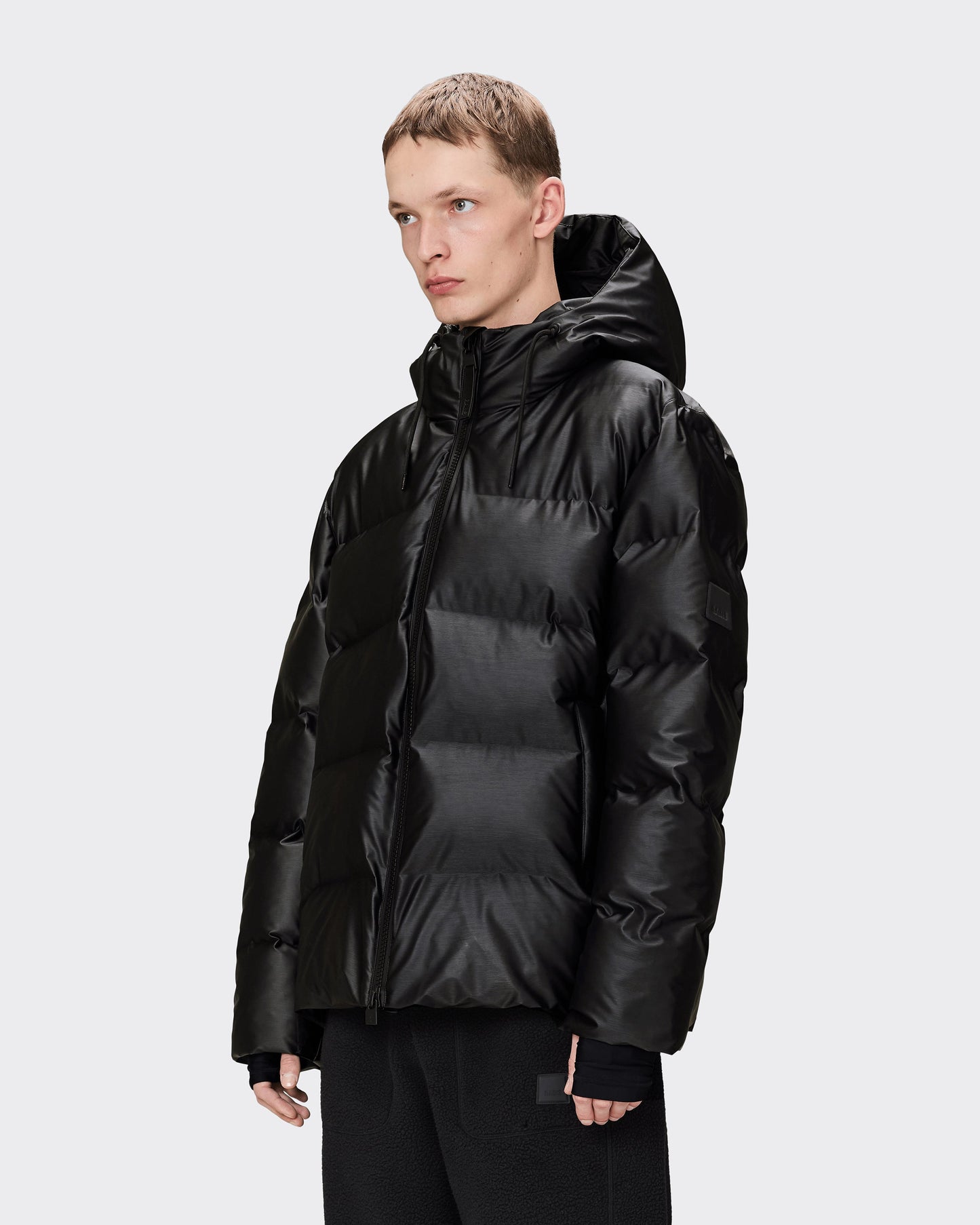 Giacca Puffer Alta W3 Black Grain