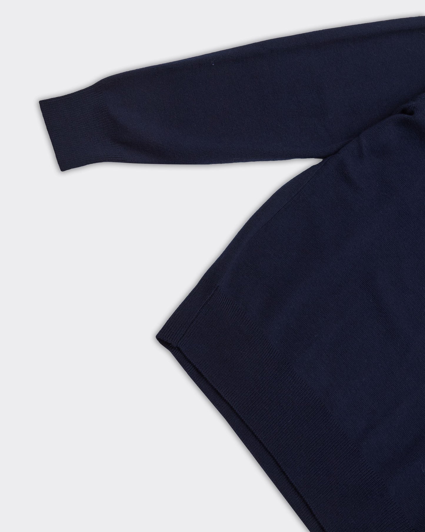 Felpa Con Cappuccio Knit Blue Navy