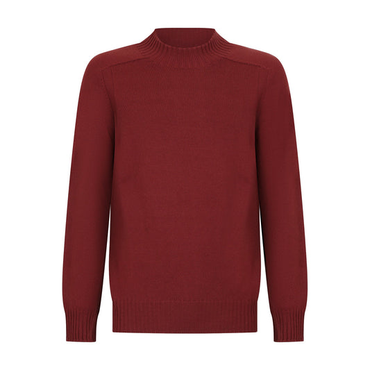 MAGLIA LUPETTO MATTONE