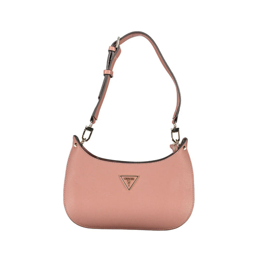 Guess Jeans Borsa Donna Meridian Mini Rosa con Tracolla Regolabile