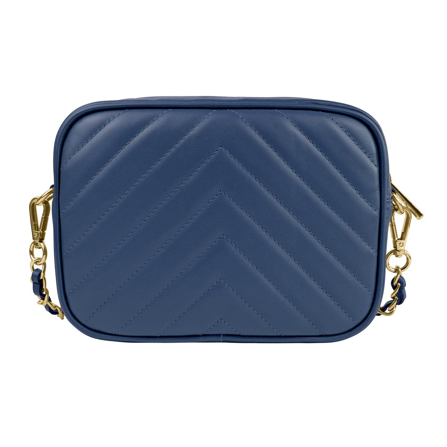 Borsa Donna a Tracolla, In Vera Pelle Trapuntata, Made in Italy, Modello Lola