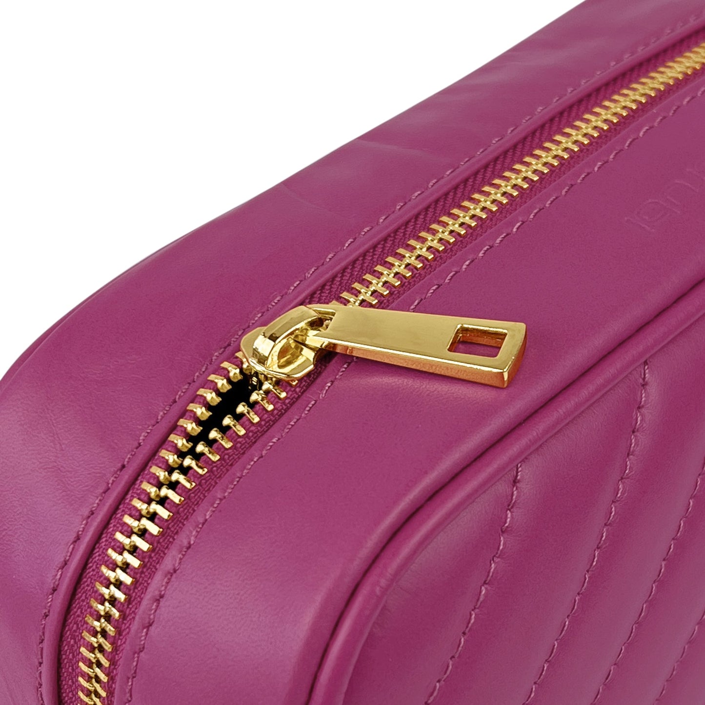 Borsa Donna a Tracolla, In Vera Pelle Trapuntata, Made in Italy, Modello Lola