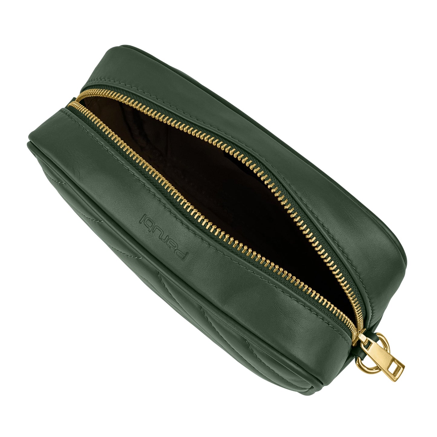 Borsa Donna a Tracolla, In Vera Pelle Trapuntata, Made in Italy, Modello Lola