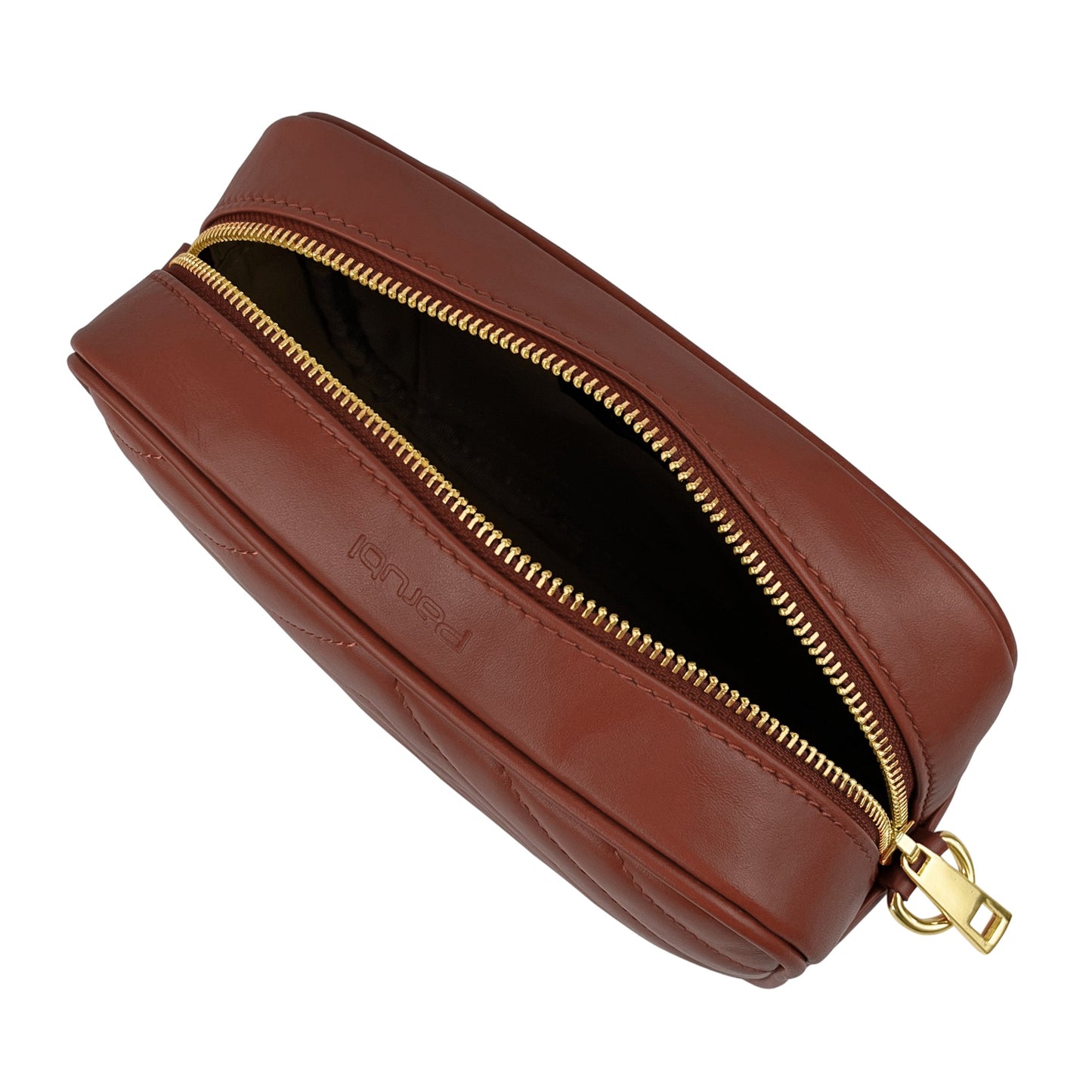 Borsa Donna a Tracolla, In Vera Pelle Trapuntata, Made in Italy, Modello Lola