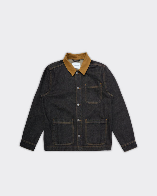 Giacca Layton Overshirt Denim Nera