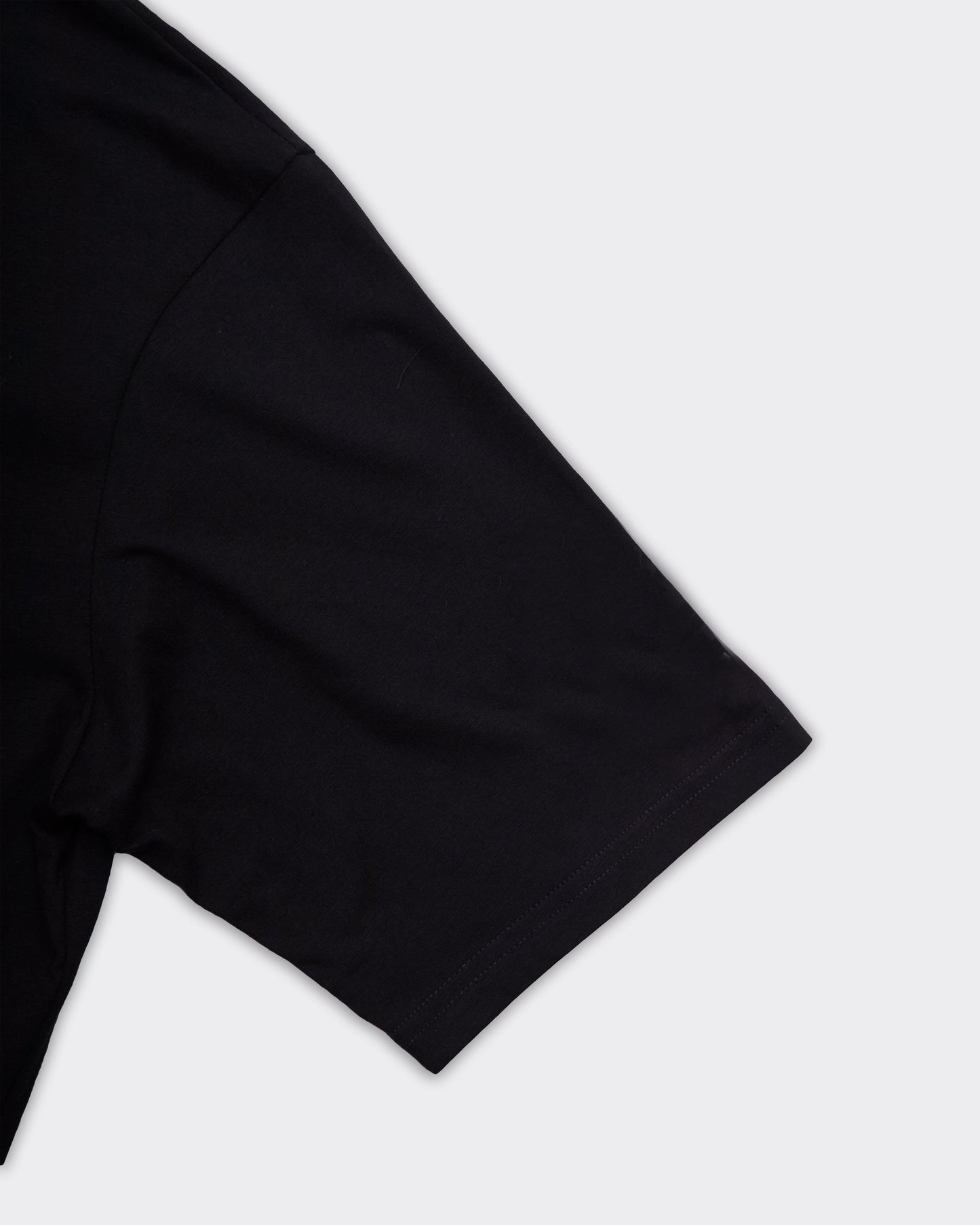 T-Shirt Floral Pocket Nera