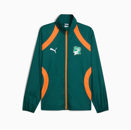 Puma Giacca Tuta Calcio FIF Costa d'Avorio Pre Match Woven Jacket 2025