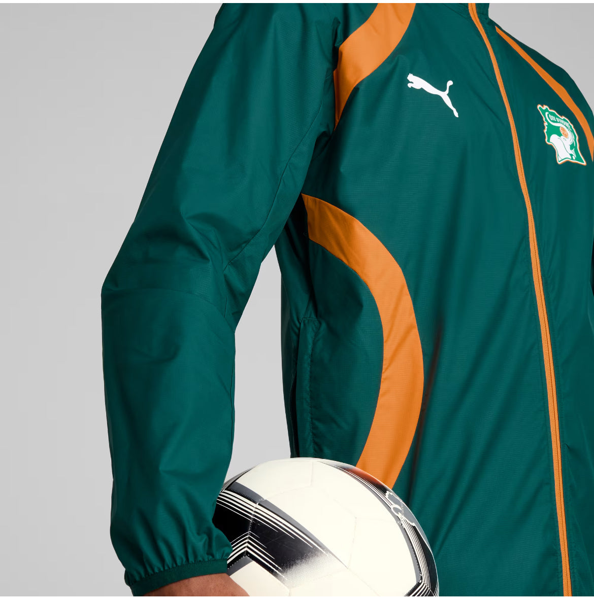 Puma Giacca Tuta Calcio FIF Costa d'Avorio Pre Match Woven Jacket 2025