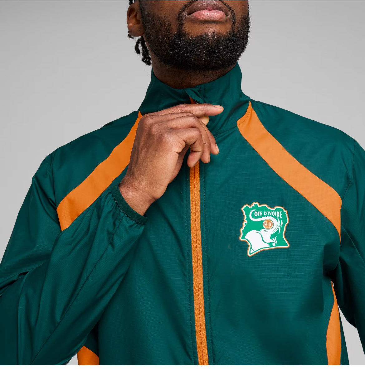 Puma Giacca Tuta Calcio FIF Costa d'Avorio Pre Match Woven Jacket 2025