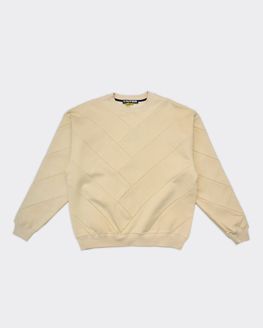 Felpa Crewneck Parquet Crema