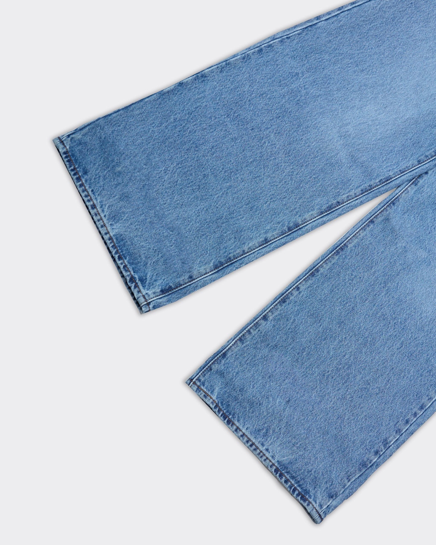 Jeans Woman XL Straight Baggy 'Thanks Friend' Med Indigo